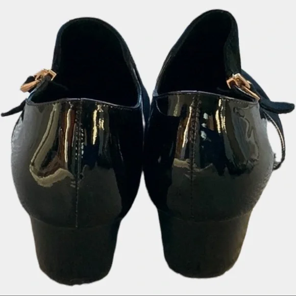 Gamin Tames suede / leather zip up medium black heel - as new - Picture 4 of 6